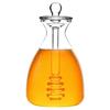 Glass Honey Pot with Dipper for Store Honey and Syrup Clear Gorgeous Bee Decor