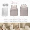 Unimamy Women's Commuter Backpack, Lightweight, Large Capacity, A4 Size, PC, Travel Backpack