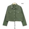 Jacket for Women Short Style Snap Button Date Outfits Korea Fashion