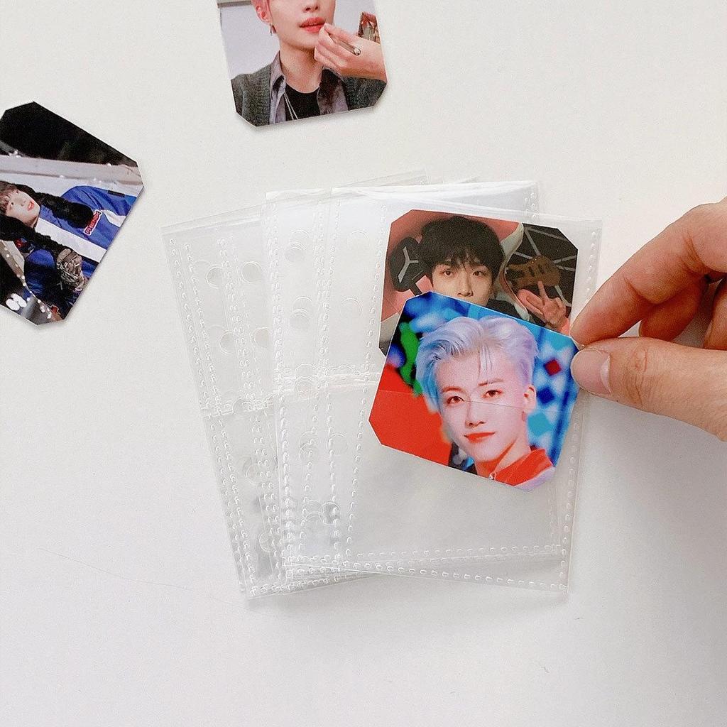 Crystal Clear M5 Storage Bag: Single/Double Grid for Small Cards & Albums