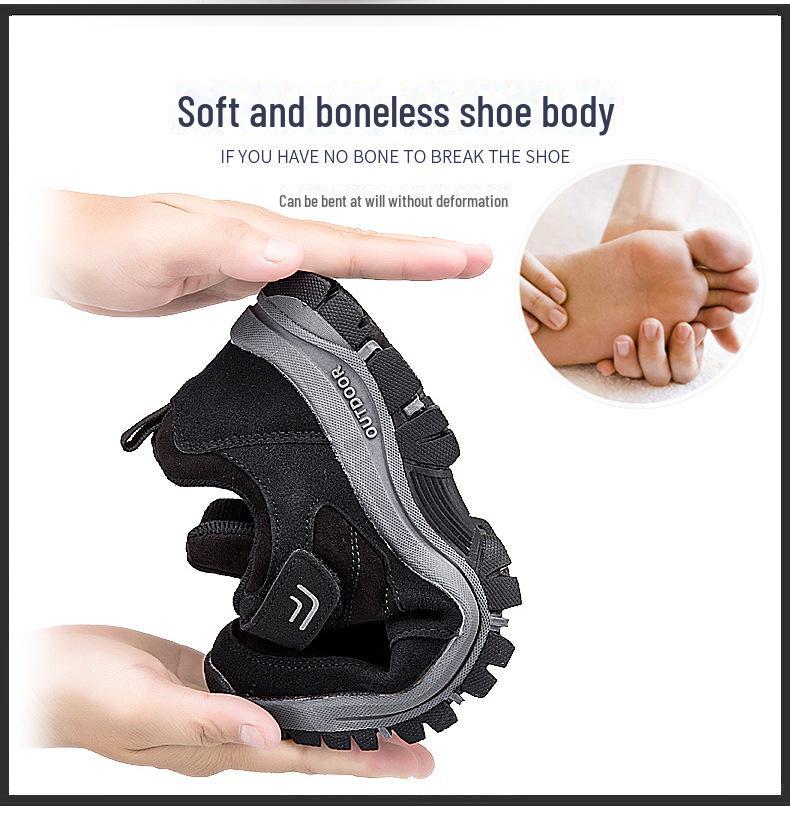 Elderly Men’s & Women’s Autumn Casual Shoes: Comfortable Cotton Walking Shoes for Middle-Aged & Seniors, One-Piece Delivery.