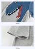 27kids 2024 Korean Style Dinosaur T-shirt for Boys - Summer Short Sleeve