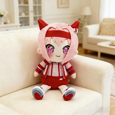 Bambola Decorativa da Collezione Aspetto Cartone Animato Imbottitura in Cotone PP Morbido Giocattolo Peluche Antistress Decorazione per Casa Divano Tavolo