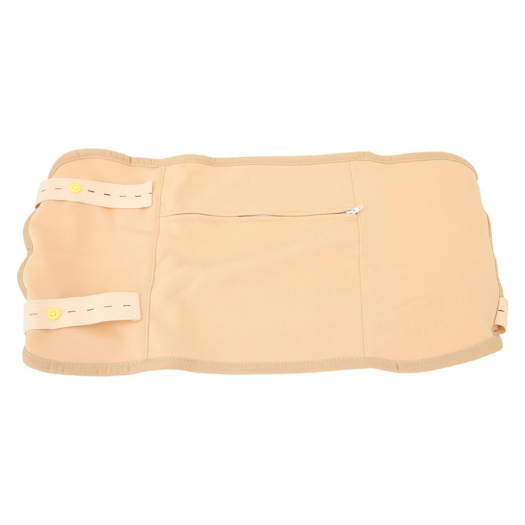 Outdoor Folding Chair Cushion Black Zippered Pocket Portable Handle Adjustable Floor Chair for Stadium Camping Travel