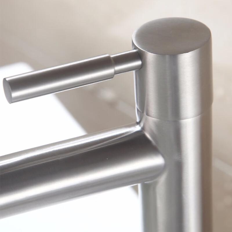TLXT Stainless Steel Basin Faucet with Curved Spout