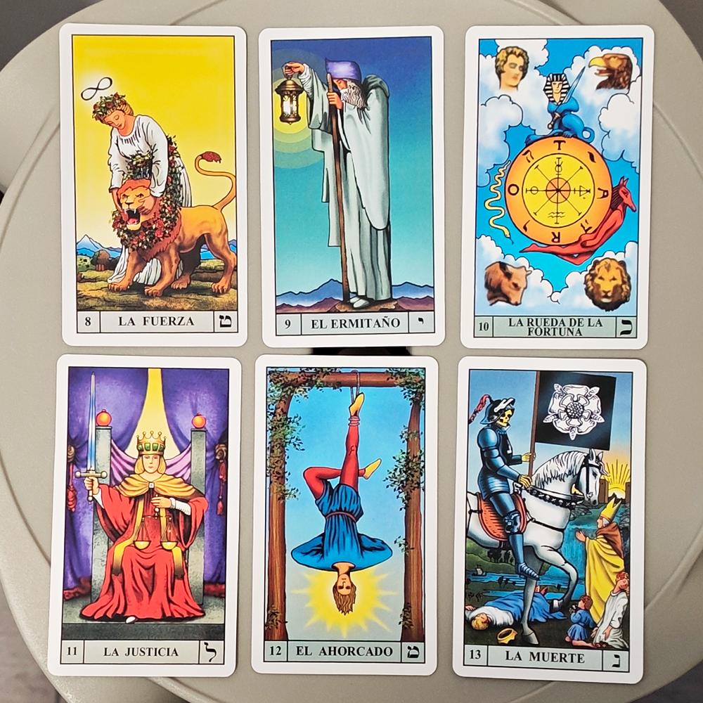 10.3*6cm El Tarot Universal De Waite (Spanish Edition) 78 Pcs Universal Tarot Cards Based On Rider Waite System
