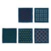 Olympus Sashiko Thread Coaster Set of [Thin] Single-Stitch Kit, 5, SK-424, Indigo, OLY-SK424