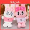 Adorable Plush Bunny Doll Soft Short Plush Stuffed Animal Pillow Cute Gift Toy