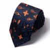 Men'S Tie Business Dress Tie Polyester Groom Wedding Festive Striped 8Cm Tie