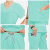 Summer Medical Scrubs Hospital Uniforms Doctor Nurse Workwear 4-way Stretch Pet Clinic Nursing Suits Dentist Working Clothes S21