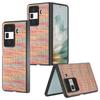 For Honor Magic Vs3 5G Case Leather+PC Phone Cover Plaid Texture