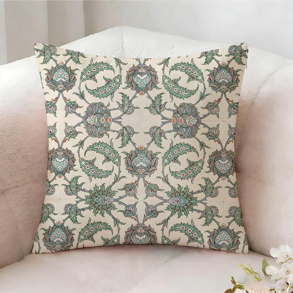 Arabic Patterns Pillow Case Pillowcase Doublesided Printed Sofa Cushion Bedroom Headboard Pillow