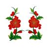 Flowers Leaves Sew Iron On Patches Hot Melt Adhesive Ironing DIY Embroidery Flowers Patch Clothes Patchwork Sticker