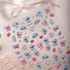 Sky Bestseller 3D Cartoon Nail Stickers: Waterproof, Adhesive, and Decorative.