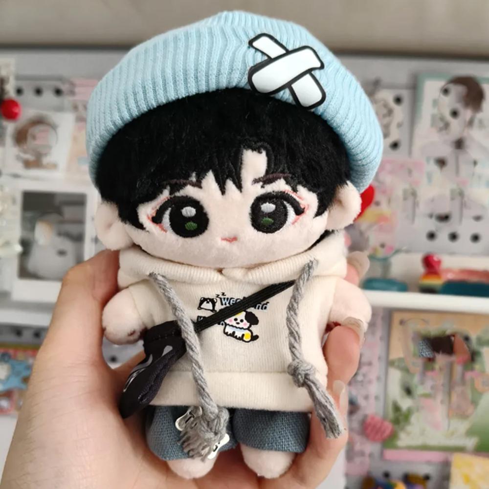 1 set Puppy Set 10cm Cotton Doll Clothes Dog Hoodie Doll Dress Up Set  Children's Gift