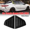 For Toyota Camry Sedan 2018      Car Rear Window Quarter Louver Shutter Cover Side Vent Trim Scoop Sticker