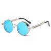 Men Women Retro Vintage Glasses Steampunk Round Metal UV400 Eyewear Sunglasses