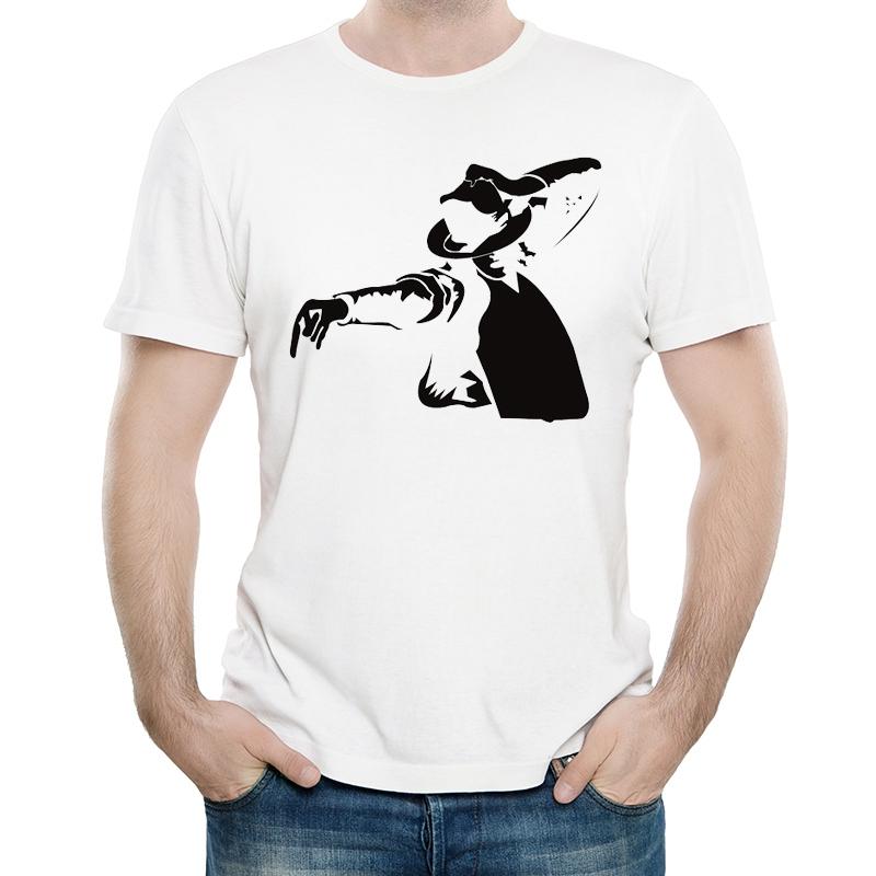 Michael Jackson tshirt White Color Fashion Mens Michael Jackson Moonwalk Logo tshirt Tops Tees Tshirt Casual Mj tshirt S