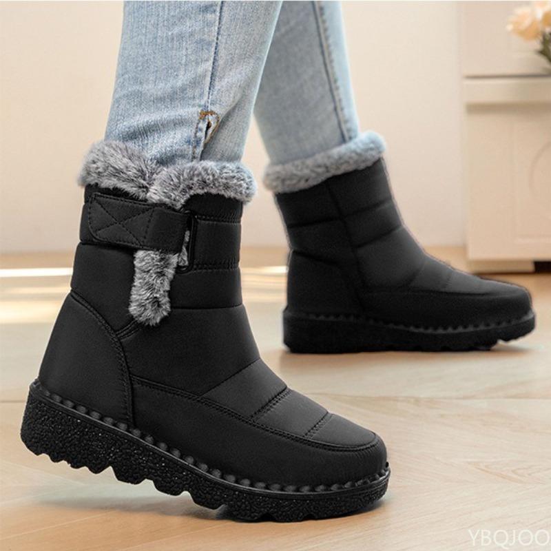 

Men Women Winter Casual Boots Comfortable New Casual oversized snow anti slip wear resistant thickened warm high top simple 37