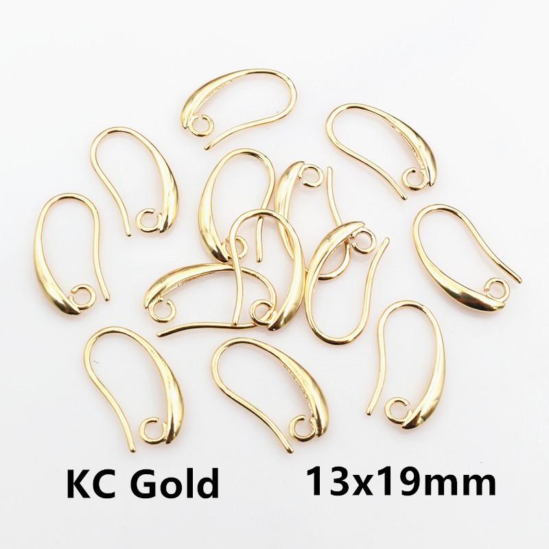 20 Stück reine Kupfer plattierte Ohrhaken für DIY Schmuck, Ohrringe & Bastelarbeiten
