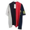 RESCARP 23ss Remake Short sleeve T-shirt Red x Navy x Gray Men's Used