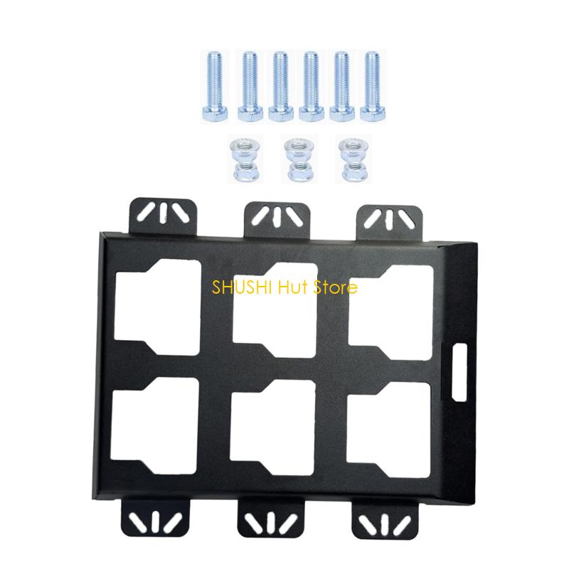 Upgrade Integral Mounting Plate for Packouts,High-Strength Half Width Plate Power Tool Storage Mounting Plate D57B