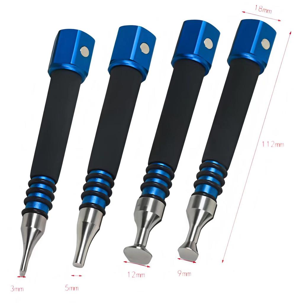 PDR Car Dent Repair Magnetic Tapping Pen Set – 1 Size Professional Paintless Auto Dent Fix Tool Kit