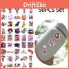 Colorful And Playful Digital Circus Stickers 60 Adhesive Stickers Assorted Shapes Perfect For Car Styling