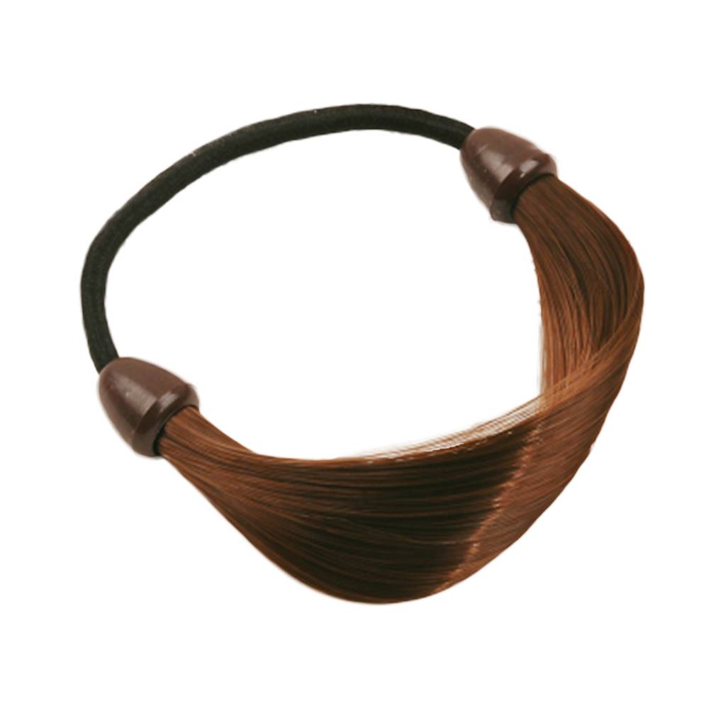 Женский парик ручной работы Повязка на голову Веревка Девушки Эластичные волосы Волосы Плетение Держатель f353