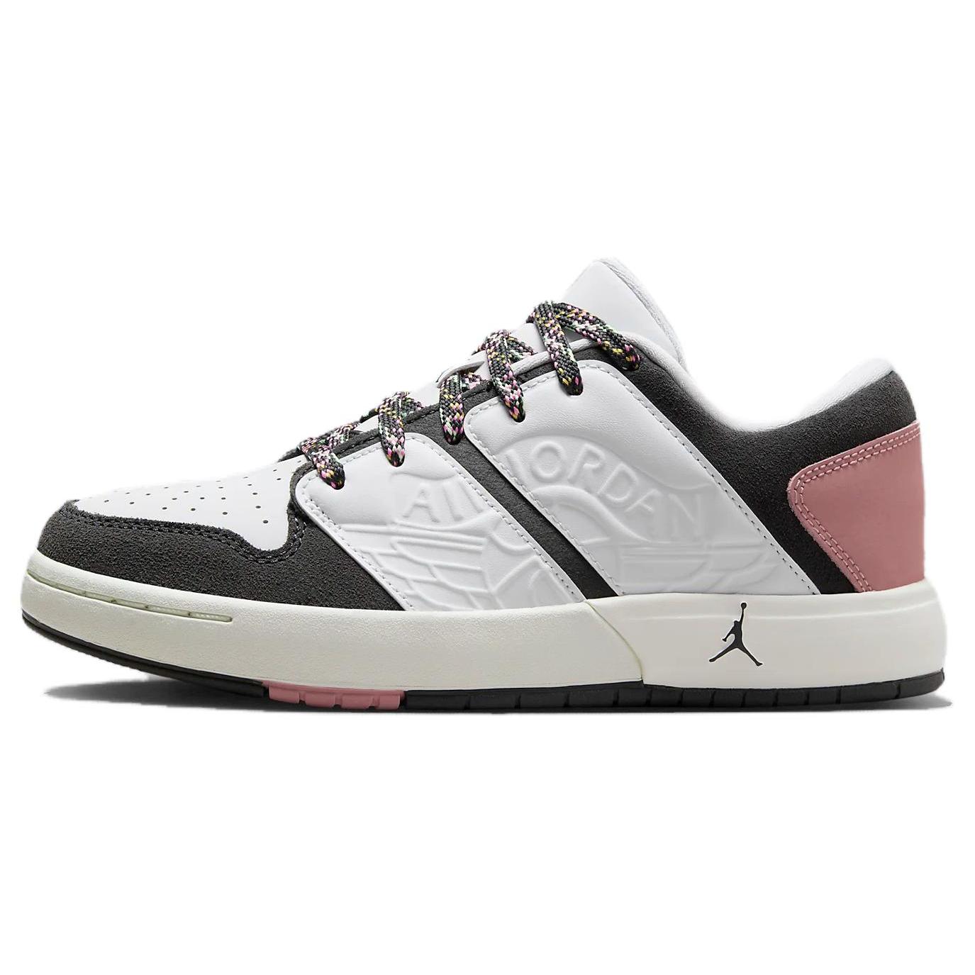 

Jordan Nu Retro 1 Low White Red Stardust GS 36