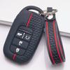 Anti Slip Car Key Protector for Honda Accord Civic CR V HR V Pilot Passport Odyssey Ridgeline Insight Clarity Fit Jazz with Keychain Key Fob Protector