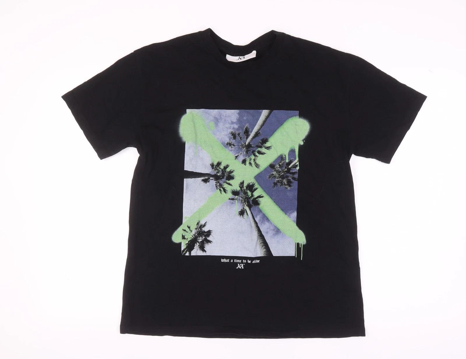 JK Attire Men s Black XS Graphic Print T-Shirt S