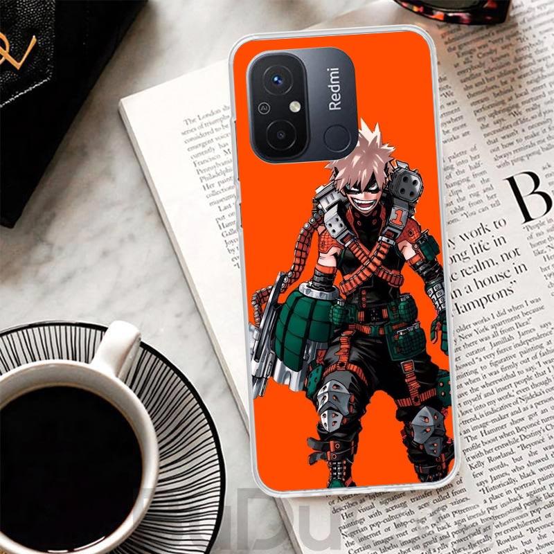Bakugou Katsuki MHA My Hero Cover For Xiaomi Redmi 14C 13 13C 12 12C 10 10C 9 9C 9T 9A Phone Case 10A 8A 8 7A 7 6A 6 Pro K70 K60
