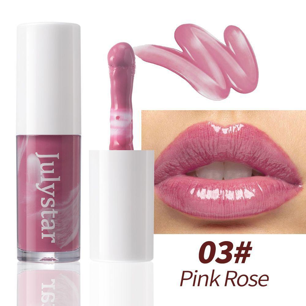 7 Color Mirror Brown Liquid Lipstick Waterproof Lasting Moisturizing Water Light Lip Gloss Non Stick Cup Lip Oil Makeup Cosmetic
