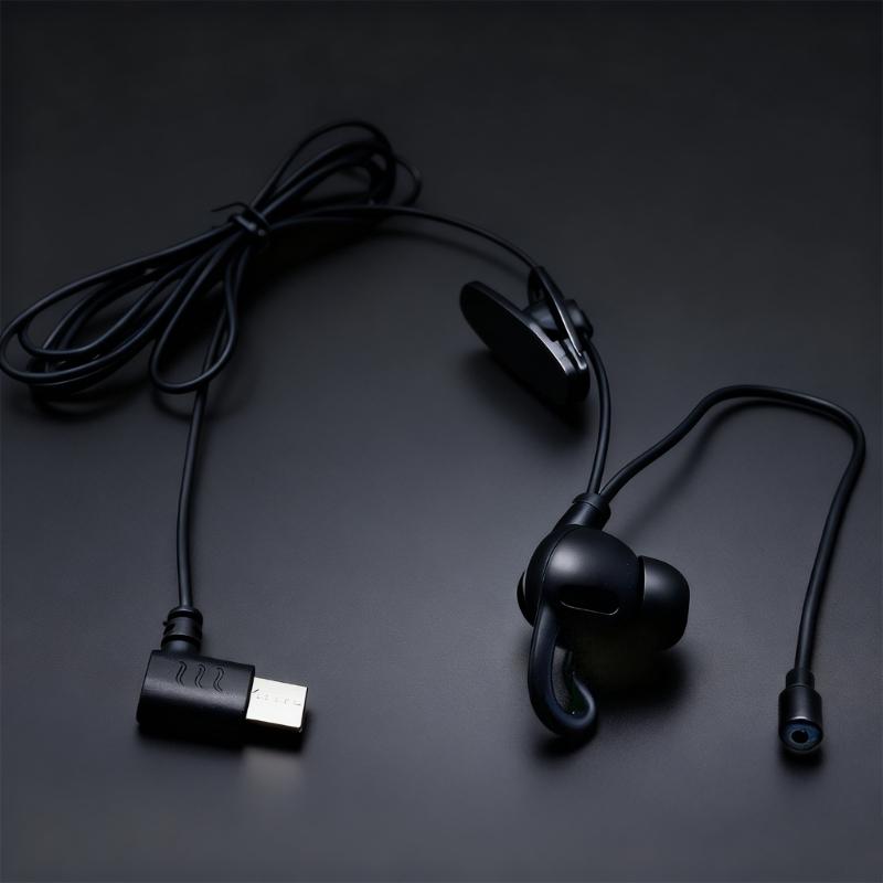 3.5mm/Type C in Ear Single-Side Earphones Mono Earbud Corded Headsets Headphone Single Side for MP3 MP4 Mobile Phones Notebook
