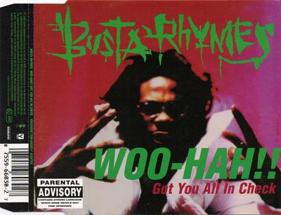 CD BUSTA RHYMES - Woo-Hah!! Got You All In Check EKR220CD,755966 Elektra, Violat 1996 Europe Rap & Hip-Hop/R&B Used