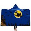 Hooded Blanket Adults Cozy Throw Super Soft Fleece Warm Winter Nap Home Decor