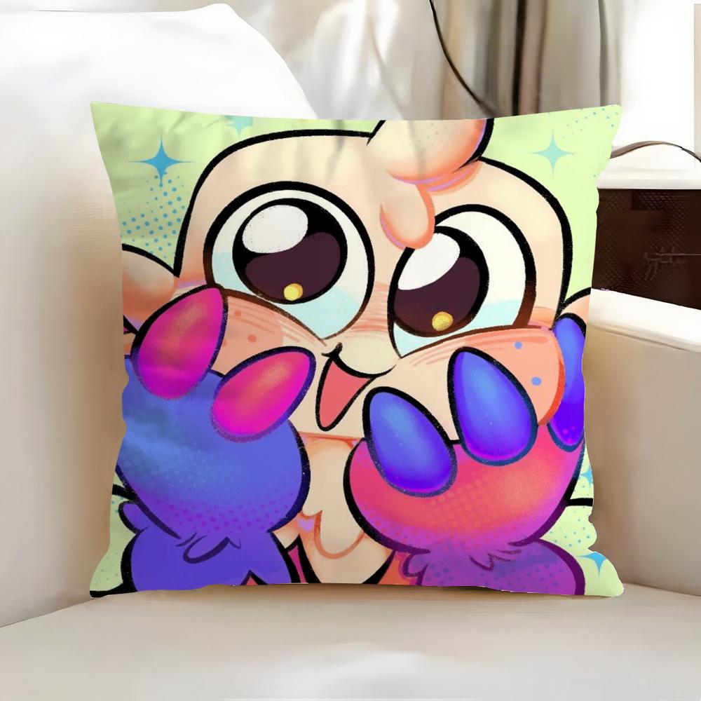 Game Dandys World Cushion Cover Printed Decorative Cushion Dakimakura Cover 45x45 50x50 For Home Room Sofa Pillowcase