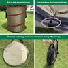Collapsible Garden Waste Bag Oxford Cloth Bucket Reusable Container With 2 Carrying Handle For Garden Collecting Leaves 37.8 L