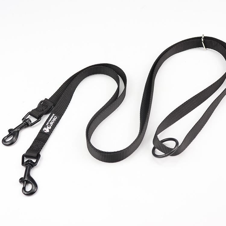 In Stock Multi-functional Double-Headed Pet Bracelet Leash for Outdoor Dog Walking