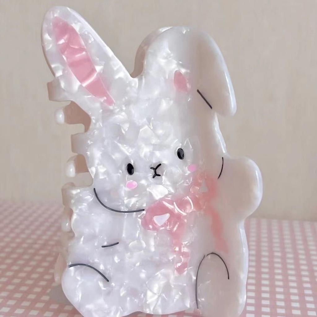 Rabbit Hair Claw Clip Lovely Cartoon Jaw Clip Animal Theme Hair Clamp Women Children Hair Claw Hair Styling Decoration
