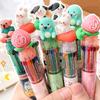 Creative Ten-color Cute Animal Ballpoint Pen 0.5mm Children's Drawing and Doodling Pen Student Writing Tools Children's Gifts