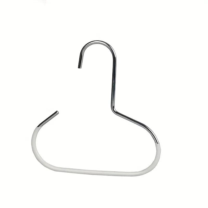 5pcsVersatile Manganese Steel Round Hook - Perfect for Hats, Ties, Scarves & Bags, Strong Load-Bearing, Non-Deformable