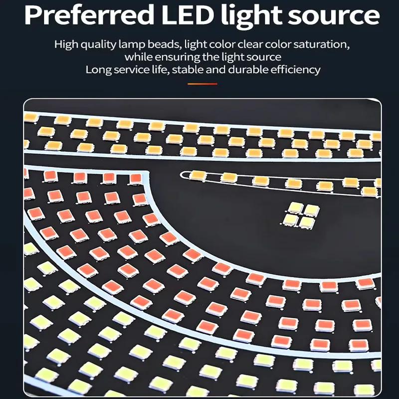 Automobil Teufelsauge LED Dekolicht Windschutzscheibe Flexibler Spaß Anzeigebildschirm Automobil Allgemeine Atmosphärenlicht Dekoration