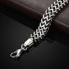 Ali Sale Stainless Steel Front And Back Mesh Double Layer Bracelet Men'S Titanium Steel Jewelry
