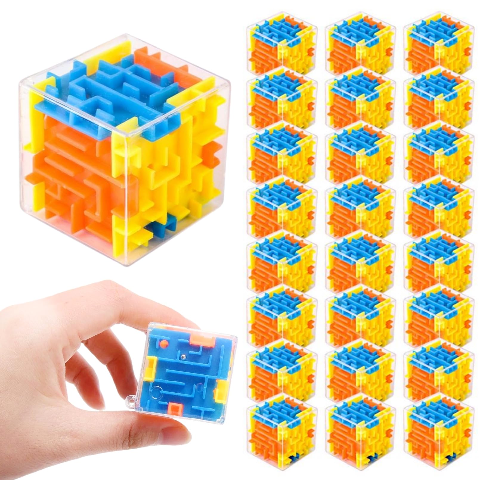 

heizi Мини-куб 3D Лабиринт 3D Головоломка Брелок Игрушка Приз Детская Ярмарка Событие Фестиваль 3D (40 штук)