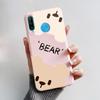 Für Huawei P30 Lite Hülle Niedlicher Bär Cartoon Frosch Weiche Matte Silikon Handyhüllen Für Huawei P30 P30Lite P30Pro P 30 Lite Pro Cover