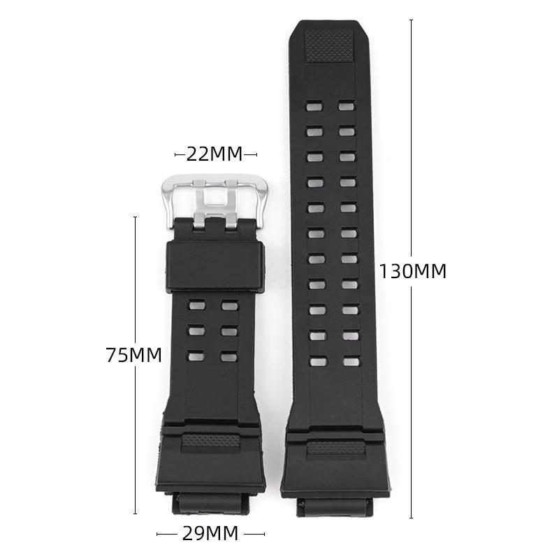 Resin Silicone Strap for Casio G-SHOCK RANGEMAN GW-9400 GW-9300 Men Camouflage Rubber Sport Waterproof Band Watch Accessories