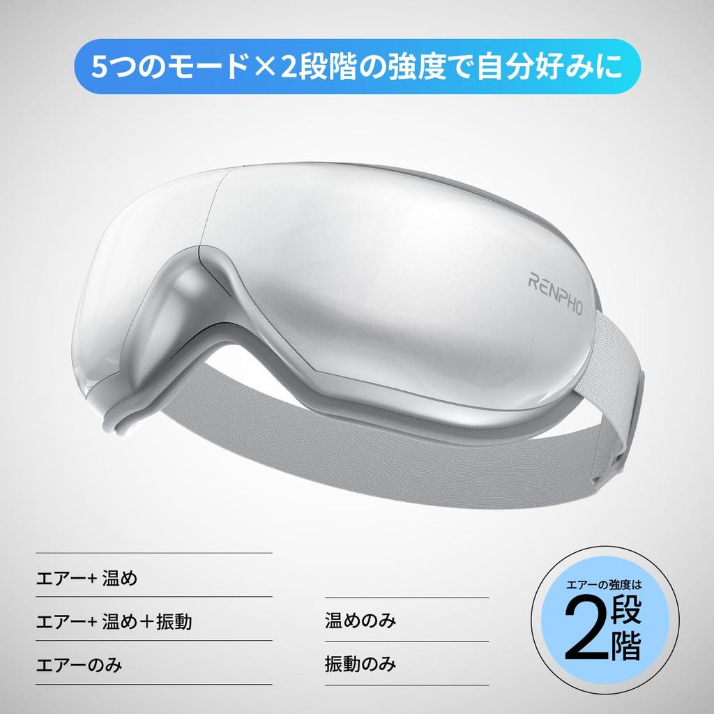 RENPHO Eye Smartphone 2. oko vybavené 3D airbagem, DIY vyhřívání, nastavitelné horké oko, Bluetooth ohřívač očních bělmů, propojené, generace, estetické