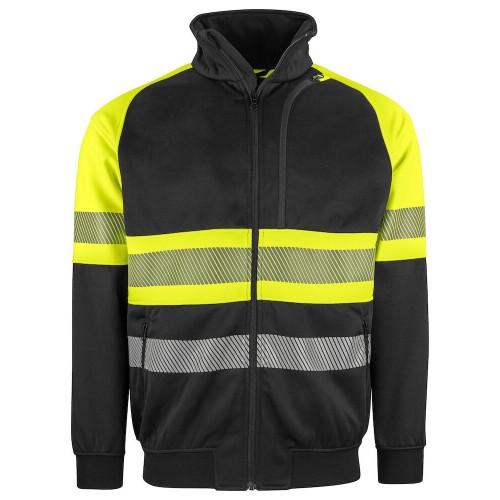 Projob Mens Hi-Vis Work Jacket XL noir/jaune